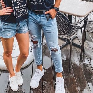 Hollister Super Skinny (stretch) Ripped Jeans